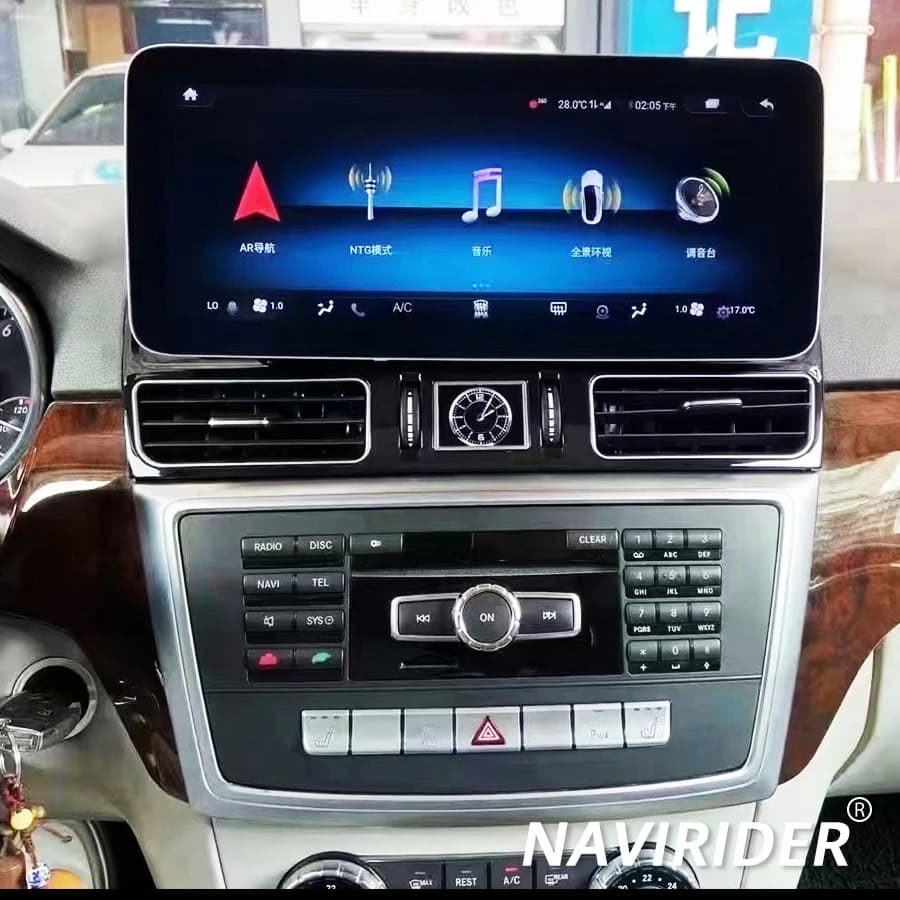 12.3inch Android 14 Wireless CarPlay Radio For Mercedes Benz GLE W167 Car Multimedia Video Player Stereo Navigation GPS Screen