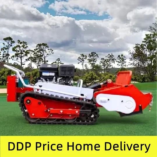 Tosaerba telecomandato Macchina da taglio 800 mm Robot diesel Tosaerba Frantoio per erba Tosaerba da giardino cingolato con telecomando