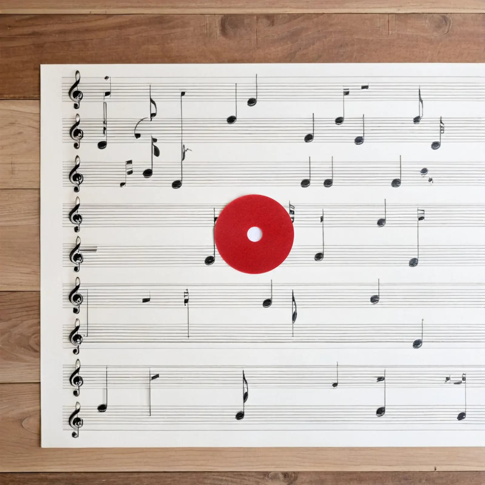 24 Pezzi Cuscinetti in Feltro a Doppio Strato 4x0,8cm per Supporti Hi-Hat, Accessori per Batteria, Ammortizzazione del Suono, Protezione e Riduzione del Rumore