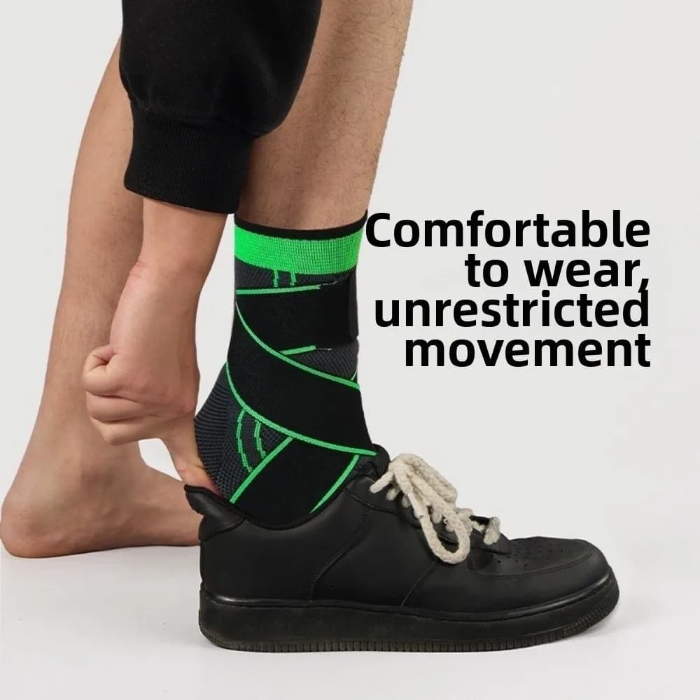 Cinghie regolabili durevoli Protezione per caviglia Supporto per arco plantare Prevenire distorsioni Compressione Supporto per caviglia Avvolgimento per caviglia Sport