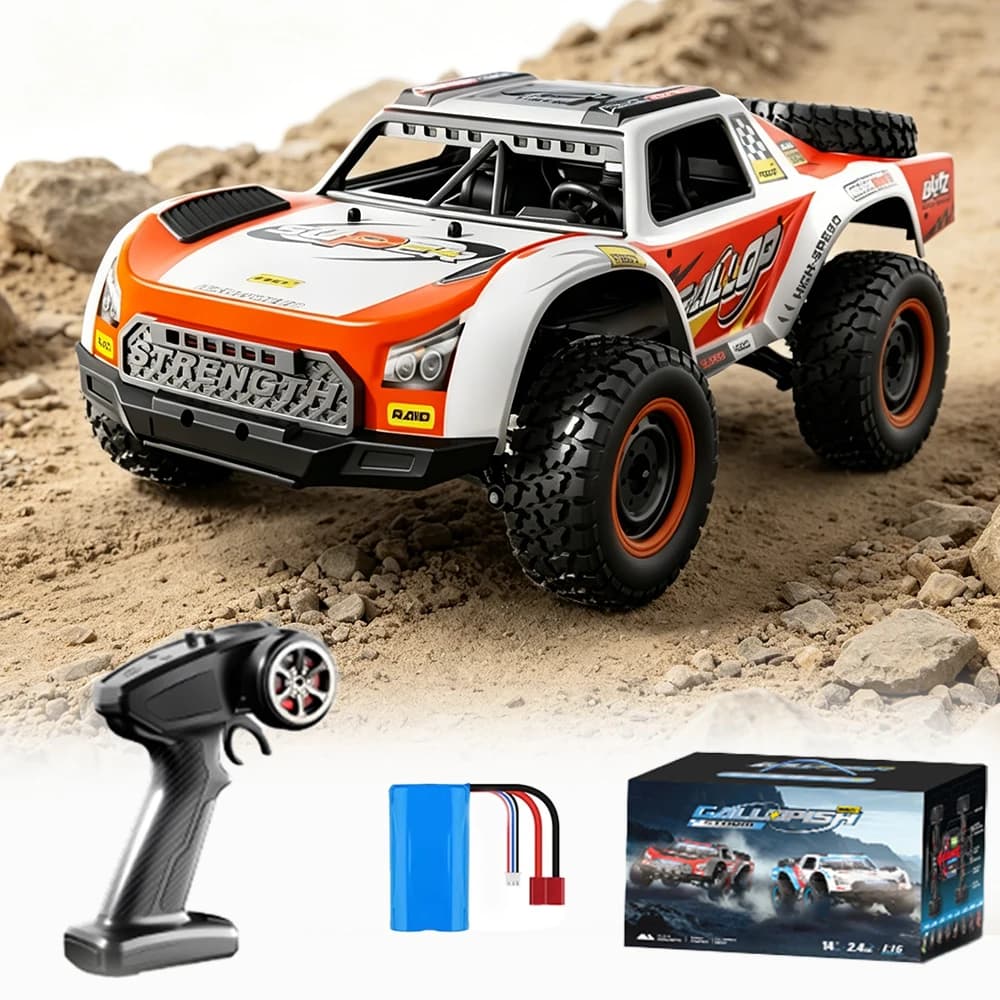 Camion RC Fuoristrada 4x4 70 km/h con Motore Brushless 2.4G, Auto Elettrica da Corsa ad Alta Velocità per Tutti i Terreni, Giocattolo per Bambini e Adulti per Attività all'Aperto