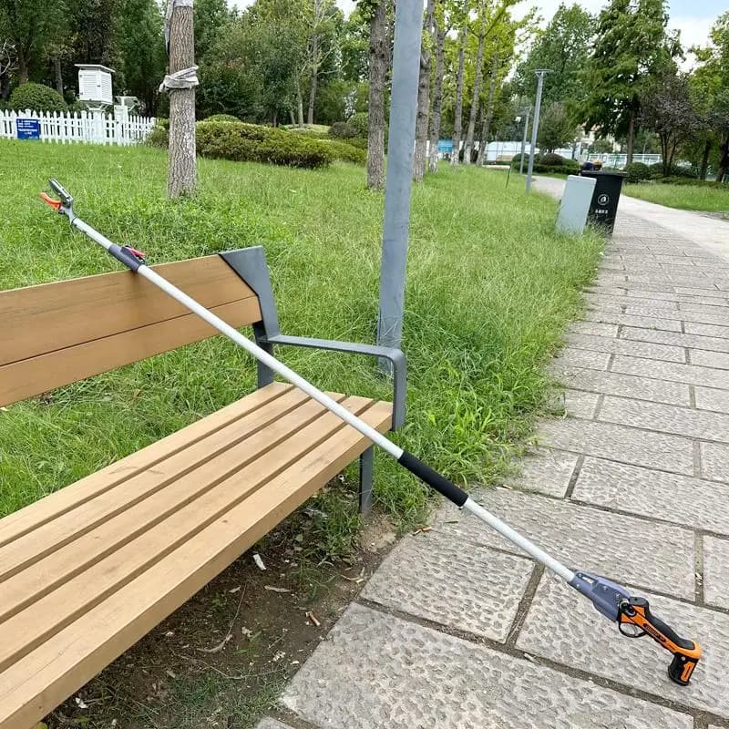 Extendable Telescopic Pole Electric Pruning Shears Rechargeable High Branch Cutter Garden Tree Trimming Tool