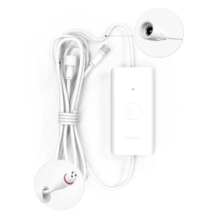 Centralina di controllo per luci esterne permanenti, 2 versioni non tagliabili e non Pro, senza fili luminosi inclusi, solo parti, applicabile per