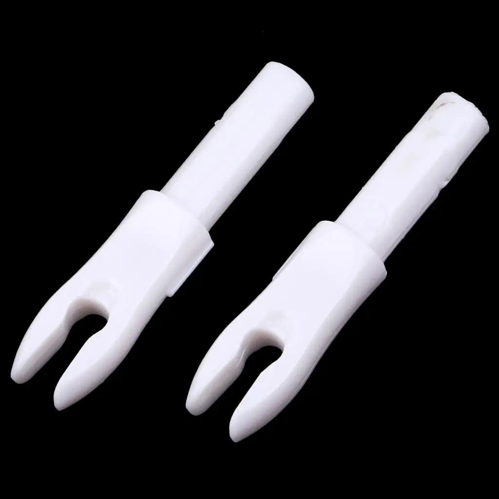 Nocche per Frecce in Plastica Resistente da 4,2 mm con Inserto di Precisione per Pratica di Tiro al Bersaglio