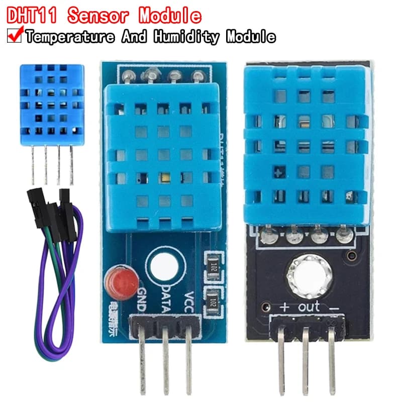 Smart 3pin KY-015 DHT-11 DHT11 Digital temperature and relative humidity sensor module + PCB for Arduino Starter DIY kit