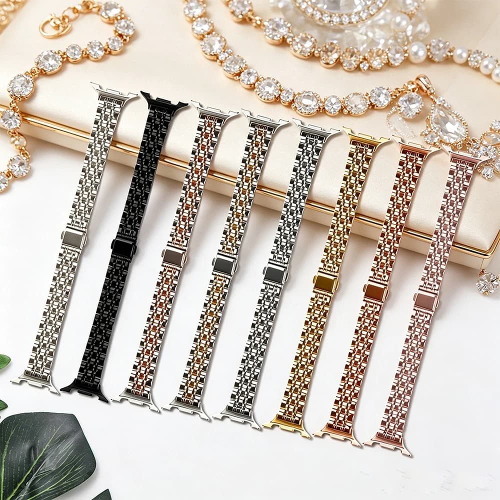 Stainless steel Straps for Samsung Galaxy watch 8/8 classic 40mm 44mm 46mm Metal Wrist Link bracelet correa Galaxy watch 8 Bands