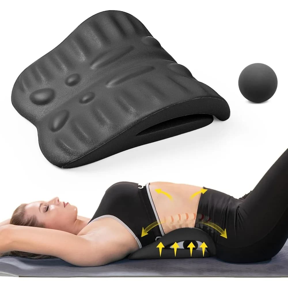 Cuscino Allungaschiena per Alleviare il Dolore, Supporto Lombare per Stenosi Spinale, Ernia del Disco, Sciatica