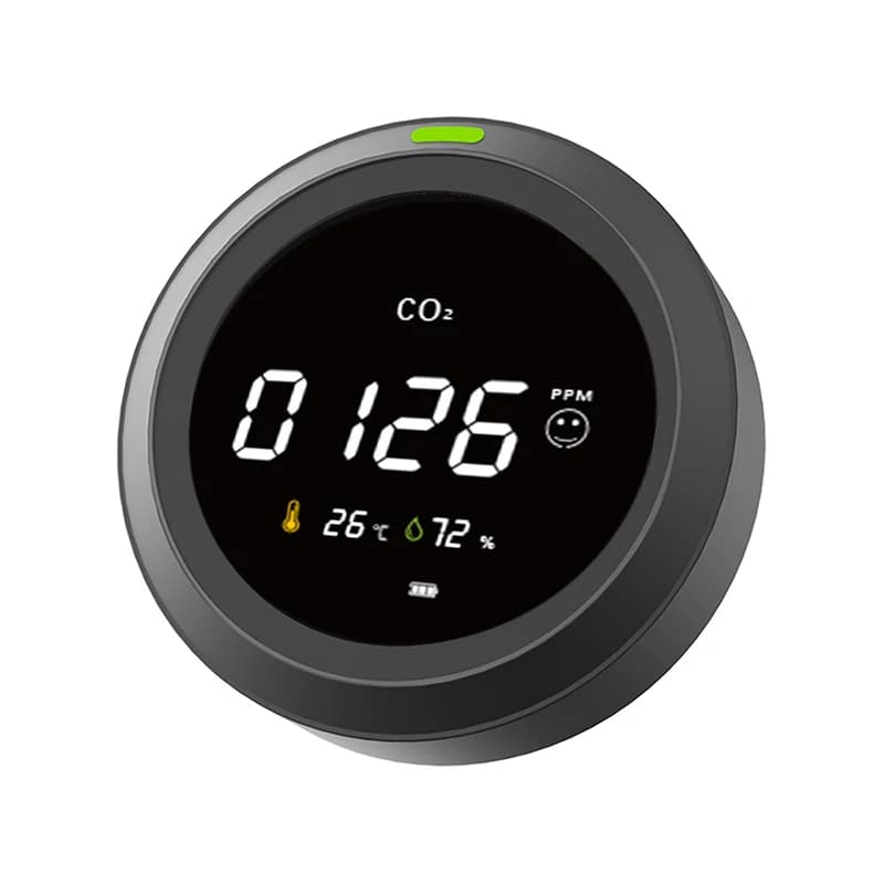 Sensore CO2 digitale PPM Misuratore di anidride carbonica Rilevatore di gas Termometro Igrometro