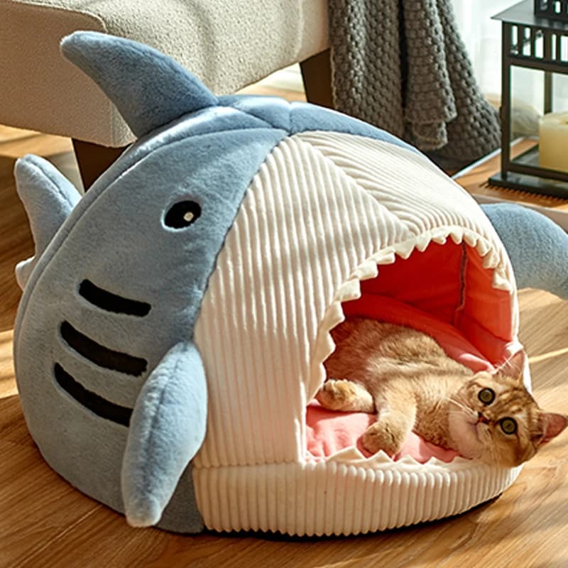Inverno Caldo Letto Per Gatti Per Letti Per Animali Domestici Portatili Gattini Dolci Cestino Cuscino Per Gatti Tappetino Tenda Cucciolo Nido Grotta Gatti Casa Merci