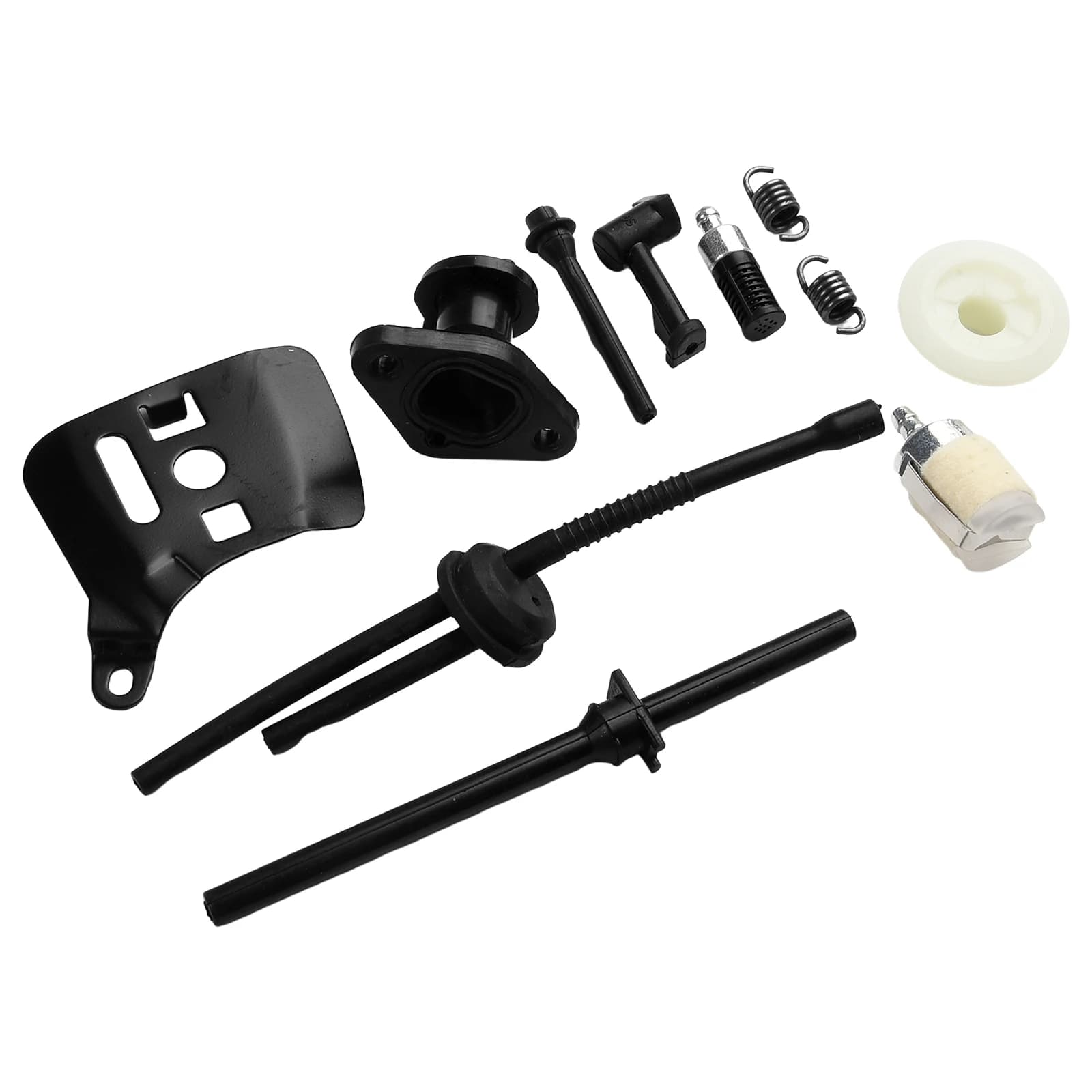 Parti di Ricambio per Motosega, Kit Motosega, Barra e Piastra a 2 Tempi per 2500 25cc, Tubo Carburante, Accessori di Ricambio