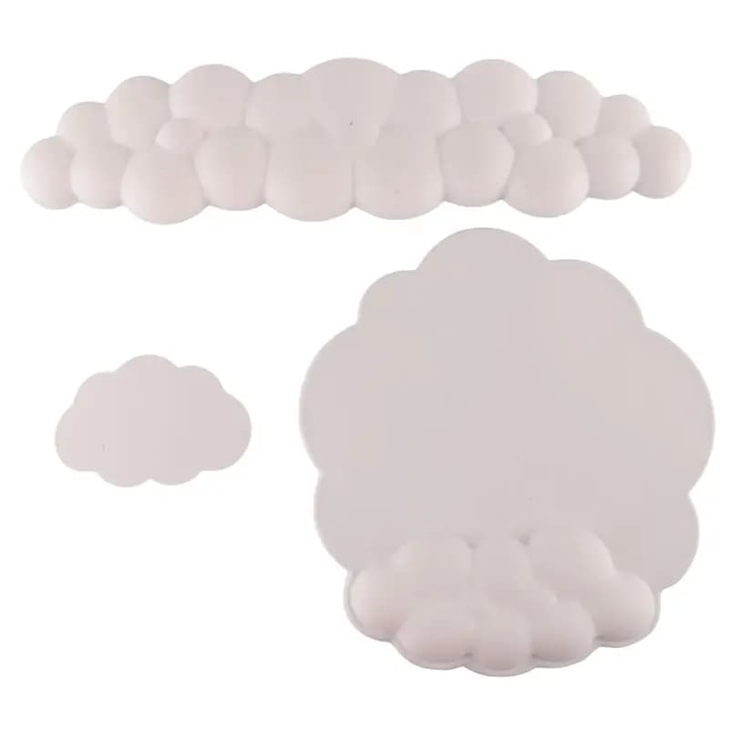 A29F-Cloud Keyboard Wrist Pad Poggiapolsi in memory foam Cloud Mouse Poggiapolsi per tastiera e mouse per giochi in ufficio