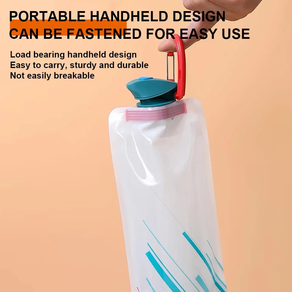 Borraccia Sportiva per Ciclismo all'Aperto - Tazza d'Acqua Portatile per Alpinismo - Borraccia Pieghevole in Plastica PE - Regalo Promozionale
