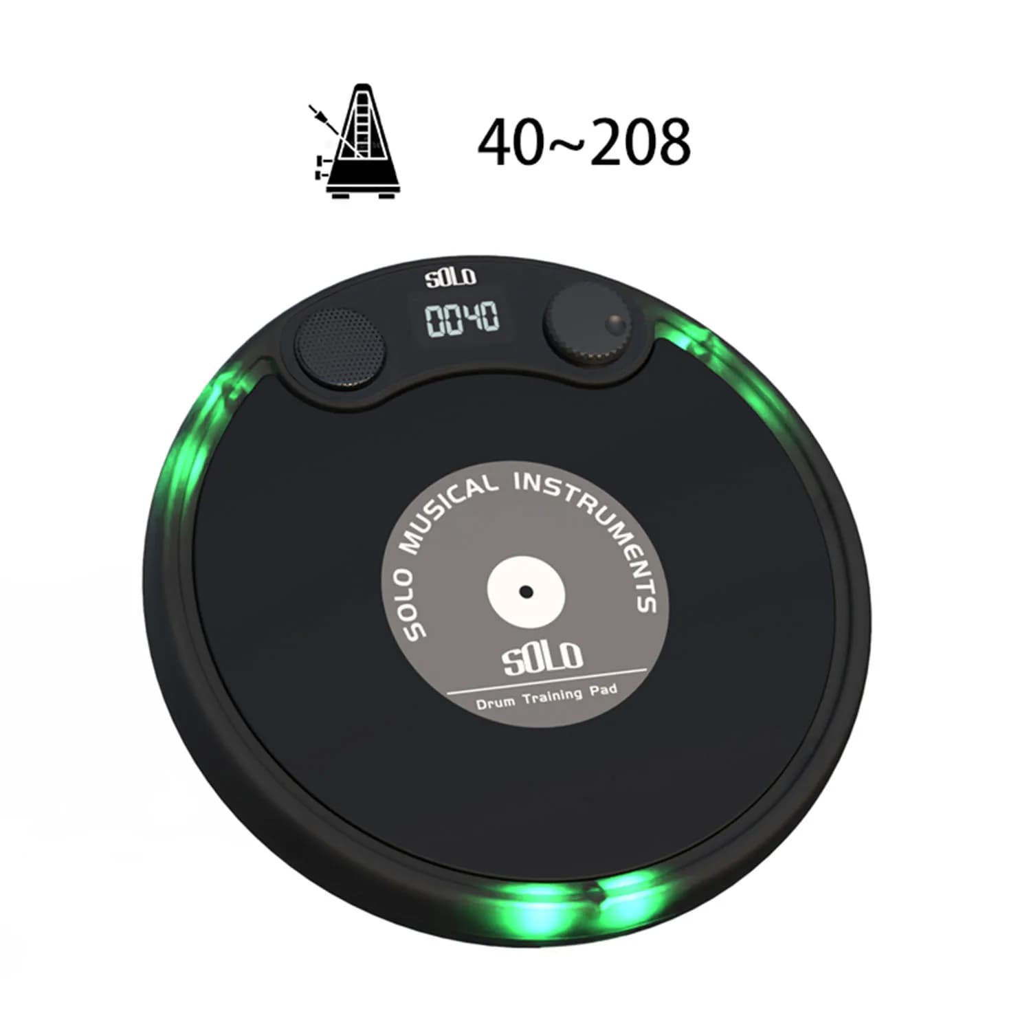 Tamburo elettronico digitale Muto Drum Muto Pad Metronomo Strumenti a percussione Parti Pad per pratica percussioni Bluetooth per bambini