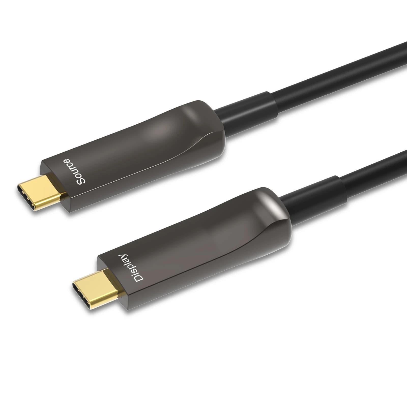 Cavo AOC in fibra ottica tipo C USB3.1 Gen 2 Cavo di trasporto per schermo audio video 4K 60Hz per larghezza di banda elevata 1080p, 3D, ACC 4K