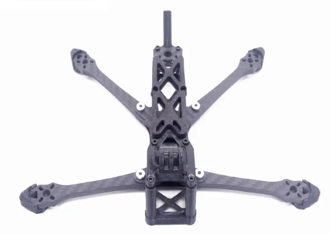ROMA L4 F4 4INCH LR carbon fiber: T300 3K Frame Kit Light Weight 46.7g Car Frame Freestyle Frame suit for DIATONE
