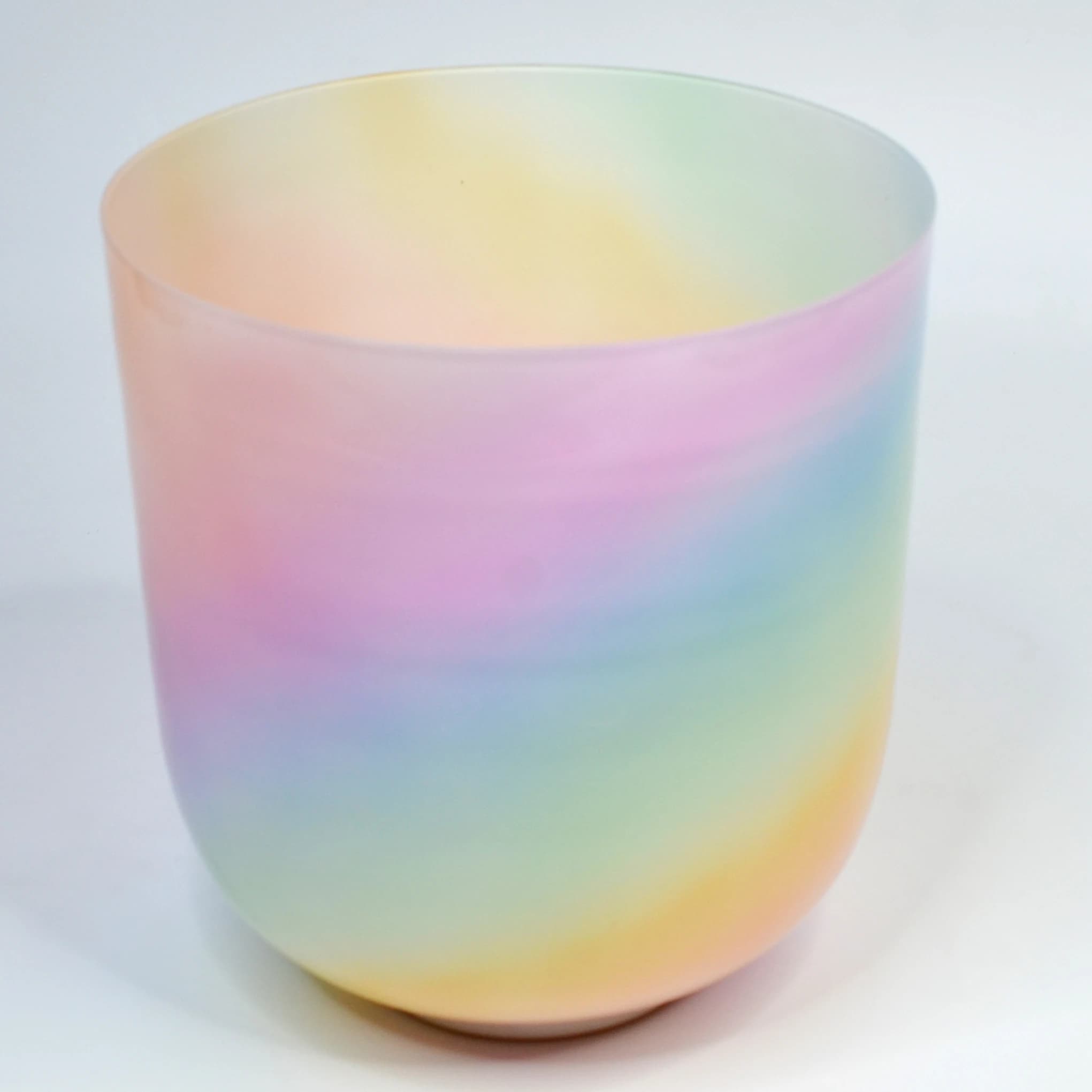 Pure Handmade 8" 9" 10"Three Rainbow Crystal Singing Bowl Set Only Existing 528hz Singing Bowl
