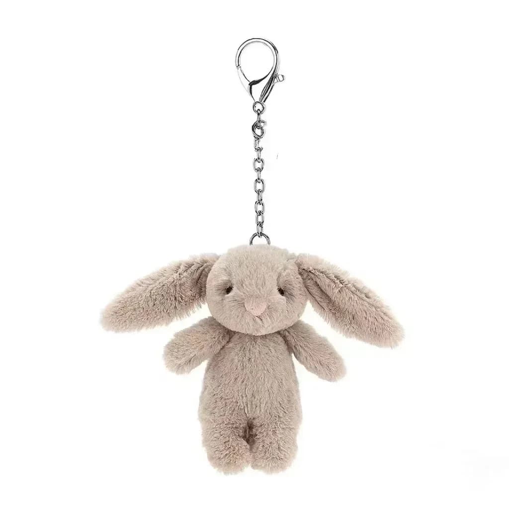 Portachiavi con Coniglio Cartone Animato Carino, Ciondolo Pompon, Giocattolo Decorativo, per Borsa da Ragazza, Auto, Ciondolo per Cellulare, Gioiello Regalo