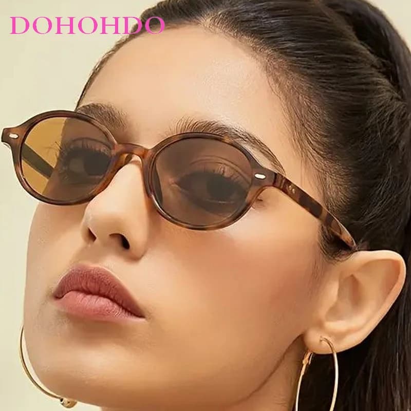 Nuovi Occhiali da Sole Vintage Classici di Lusso Firmati per Donna e Uomo, Piccoli Ovali, per Guida e Viaggi, Protezione UV400