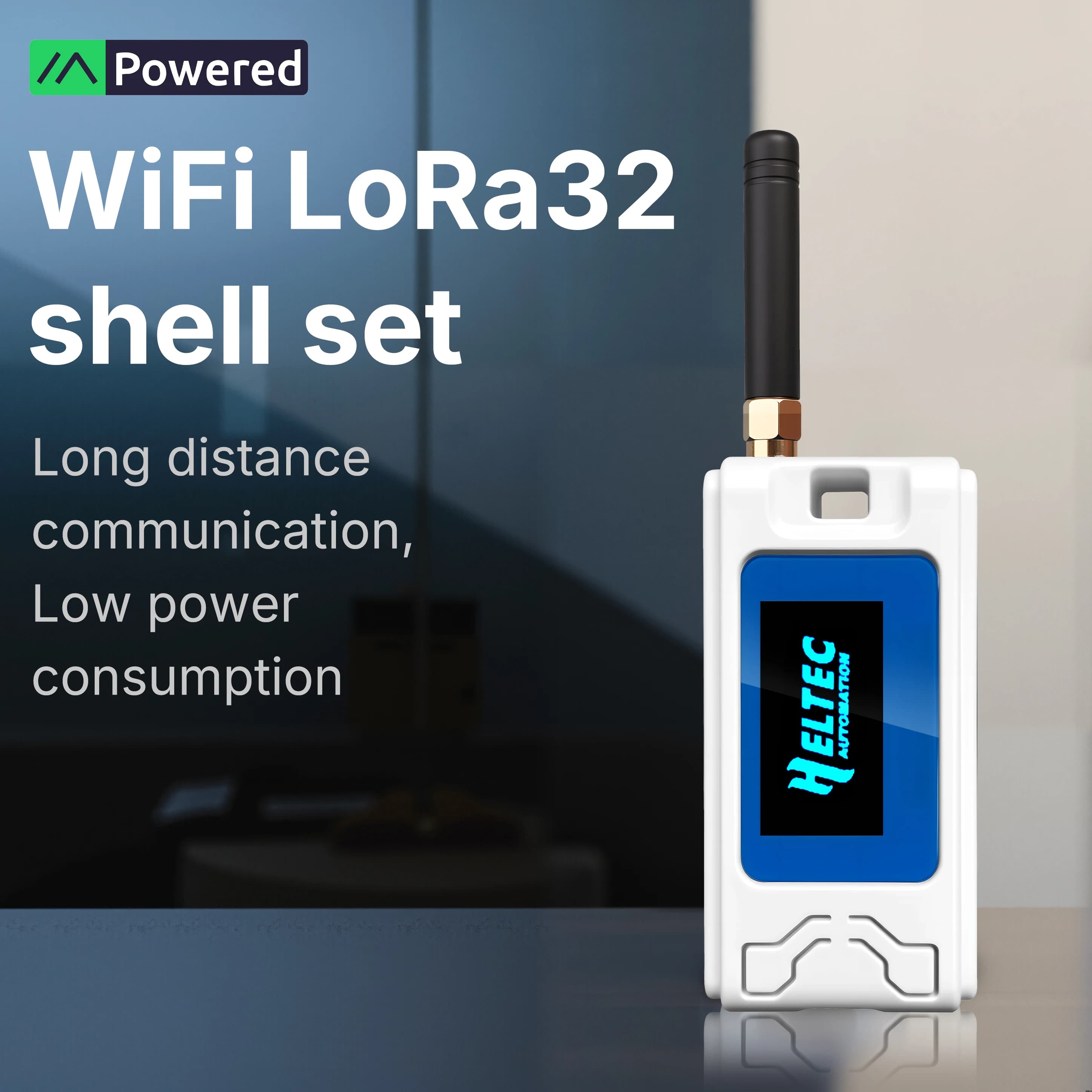 Meshtastic Heltec V3 ESP32 LoRa 32 Dev-Board Kit 800mAh Battery Case SX1262 915MHz Multi-BandOLED USB-C WiFi BLE For Arduino IoT