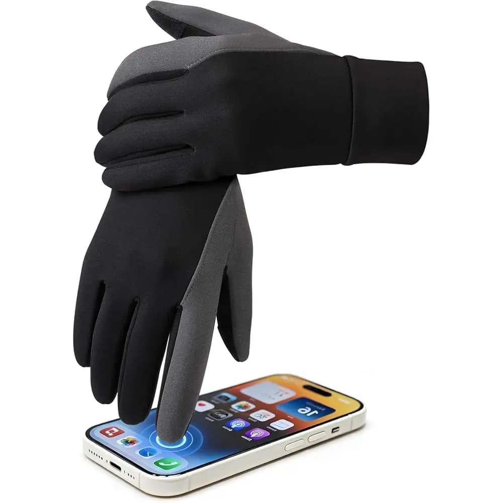 Guanti Invernali da Donna - Touchscreen, Antiscivolo, Termici, Antivento per Ciclismo, Escursionismo, Guida e Corsa