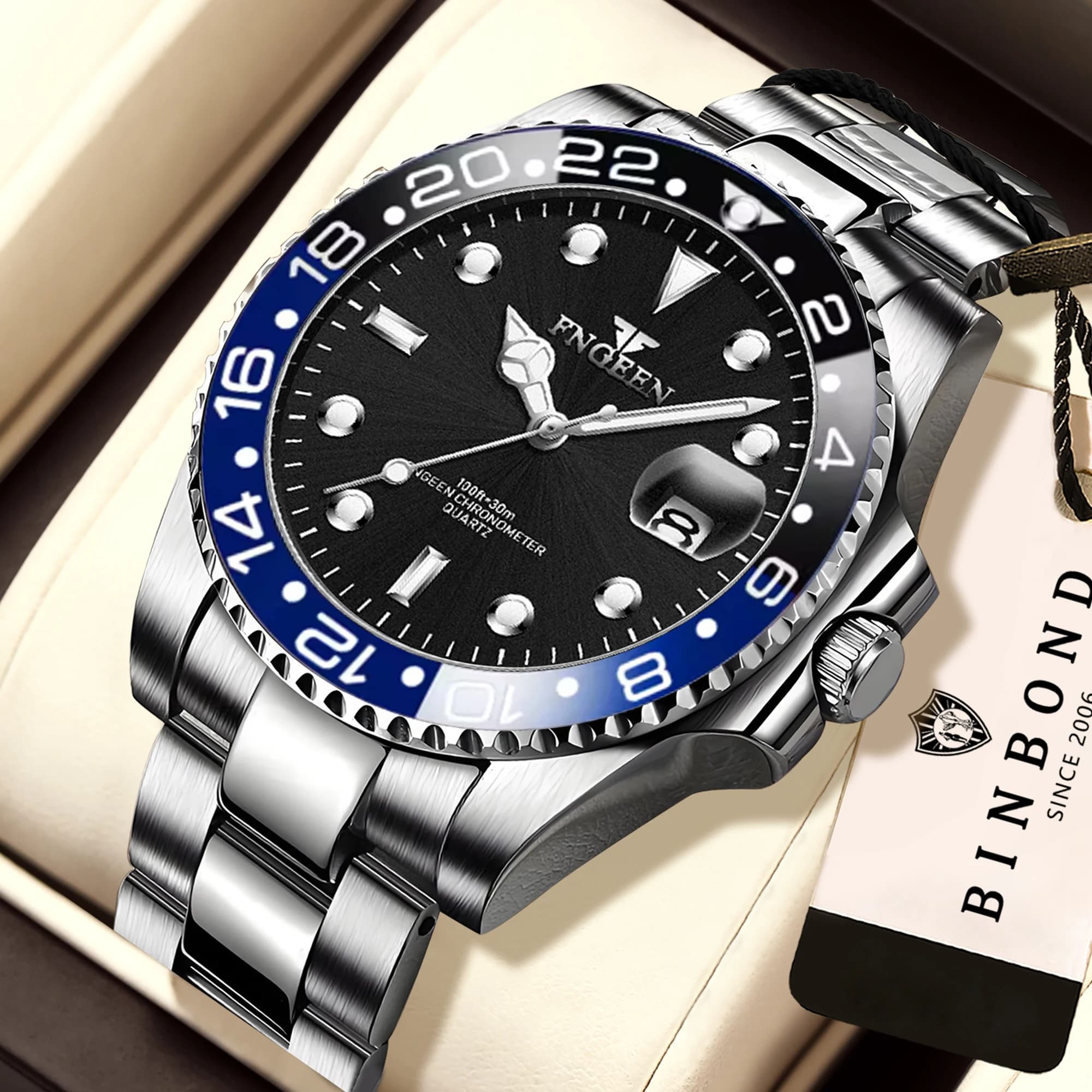 LIGE Top Brand di Lusso Moda Diver Orologio Da Uomo 3ATM Impermeabile Data Orologio Orologi Sportivi Mens Orologio Da Polso Al Quarzo Relogio Masculino