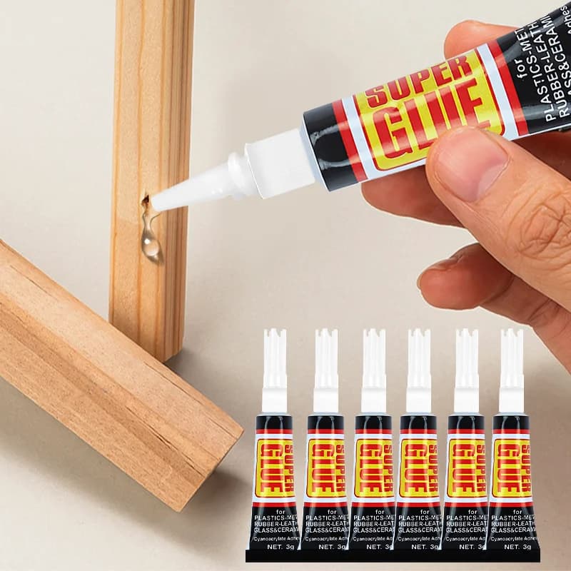 1-30 pezzi di colla super forte universale ad asciugatura rapida, colla multiuso per riparazioni di metallo, plastica, vetro, adesivo universale resistente