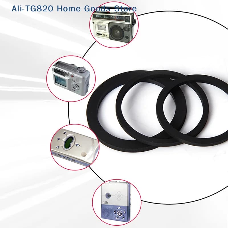 [TG820] 20 Pezzi Anelli in Gomma Misti per Cinghie di Trasmissione per Deck Cassette, Registratore, Lettore Audio Stereo