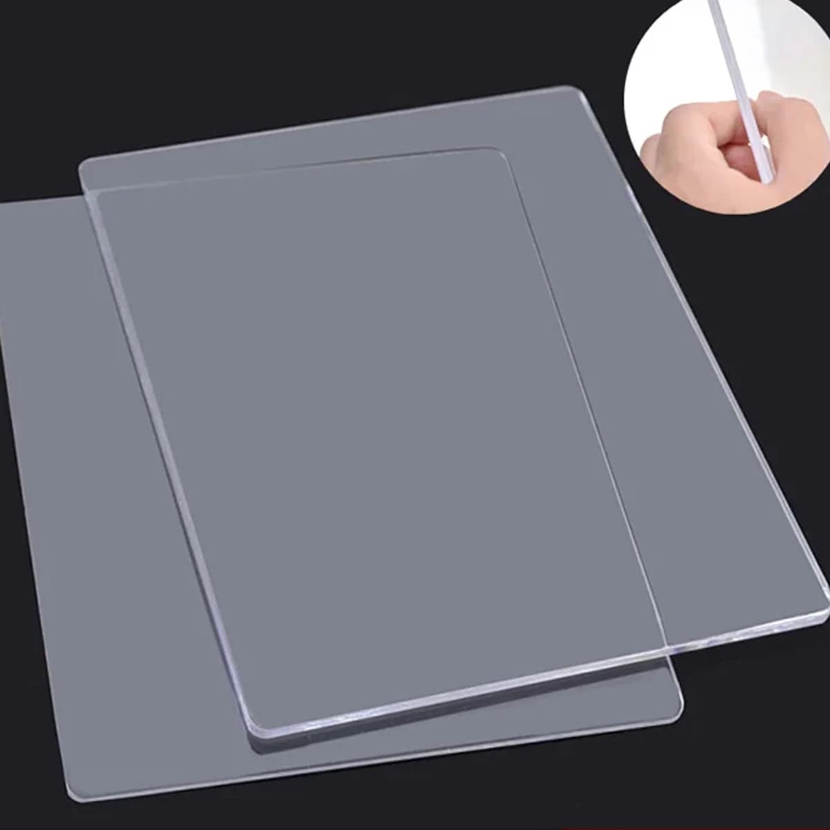 Vendita calda 3mm 5mm Bordo acrilico Muore Macchina per goffratura Piastre di plastica durevoli Fai da te Fustellatura Piastra macchina Scrapbook Artigianato