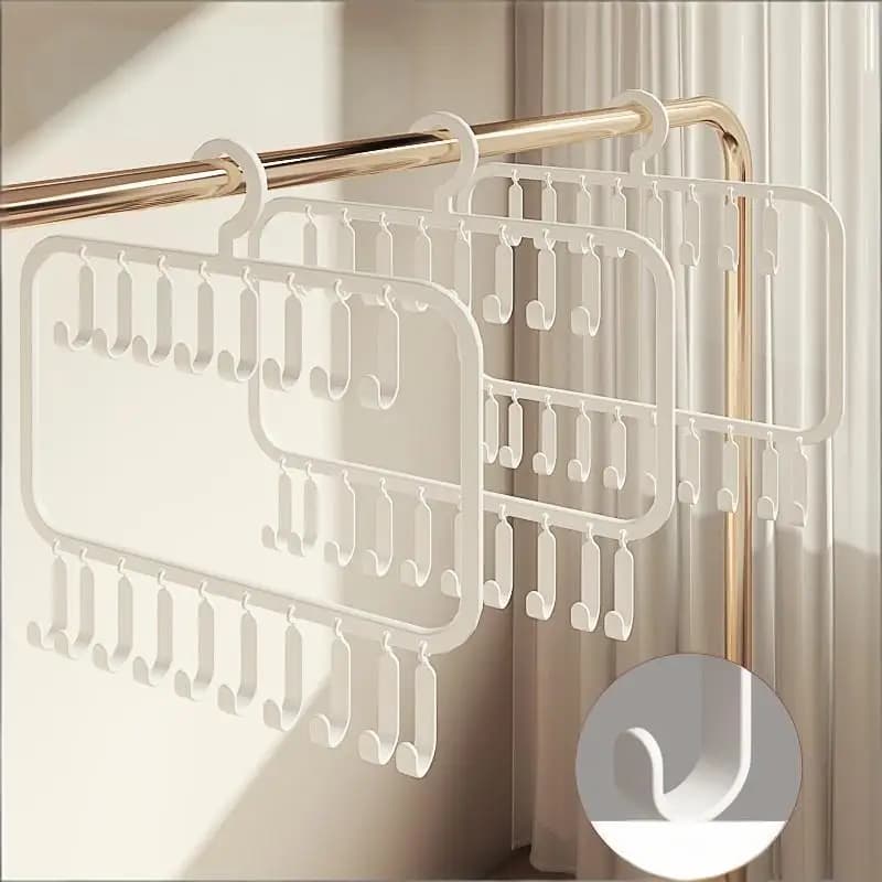 New Wardrobe Vest, Underwear, Camisole Storage Hanger, Hat Hanger, Multifunctional Hook And Clip Clothes Drying Rack
