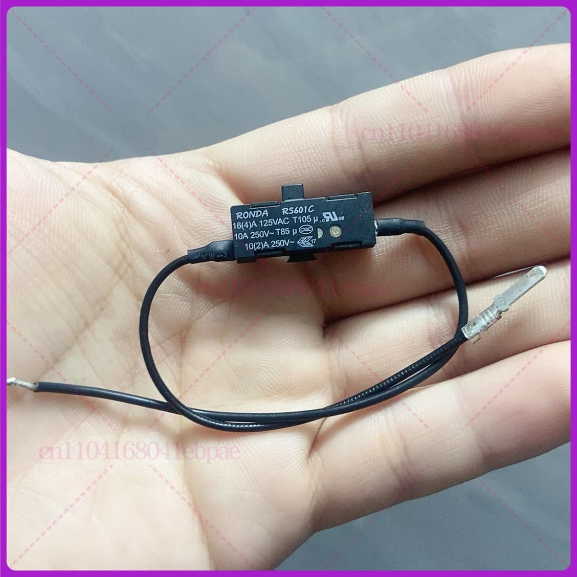 10 pieces for hair dryer power switch, with cable, sliding lever switch, new diy use