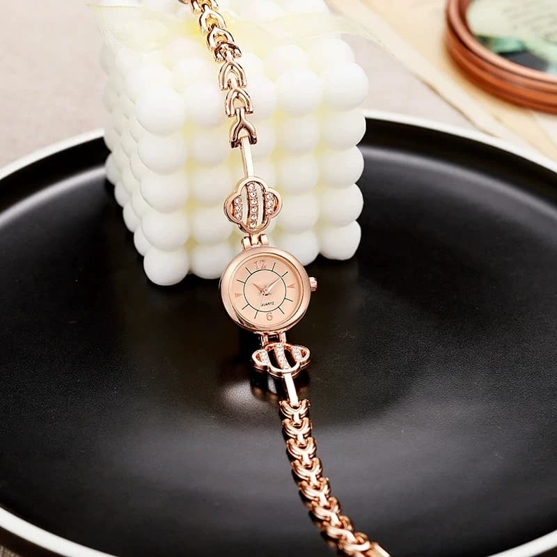 New Fashion Luxury Gold Watches For Women's Wrist Watch Stainless Steel Ladies Quartz Wrist Watch Student Gifts Reloj Mujer