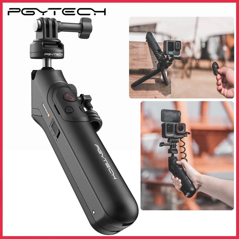 PGYTECH CapLock MantisPod Power Tripod Portable remote control mode for Gopro Insta360 Action Camera SmartPhone