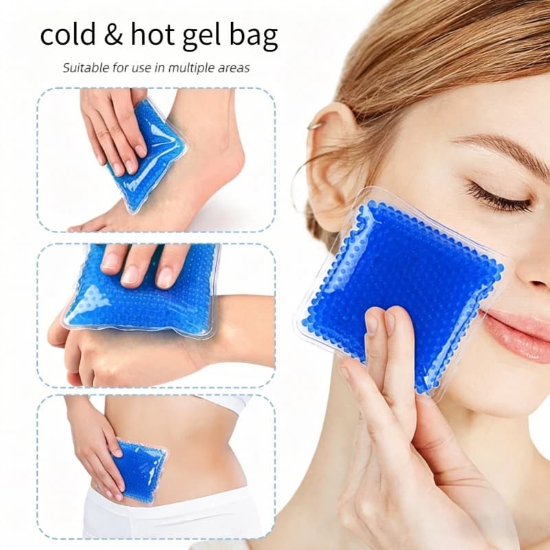 Impacco di Gel Flessibile Riutilizzabile Caldo/Freddo per Alleviare il Dolore a Ginocchio, Collo, Polso, Caviglia - Cuscinetto Rinfrescante Estivo, Essenziale per il Pronto Soccorso Familiare