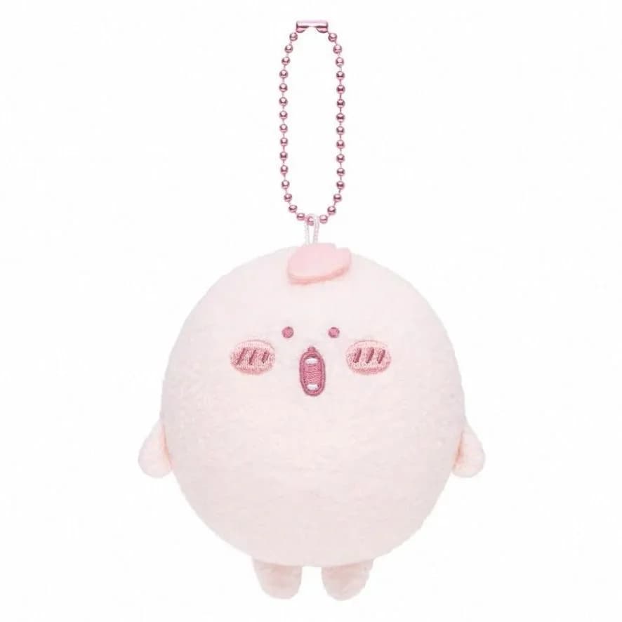 Portachiavi Peluche Orsetto Kawaii Nagano Joke Bear con Fiori di Ciliegio, Ciondolo Morbido e Soffice Rosa Sakura, Charm per Borsa, Regalo