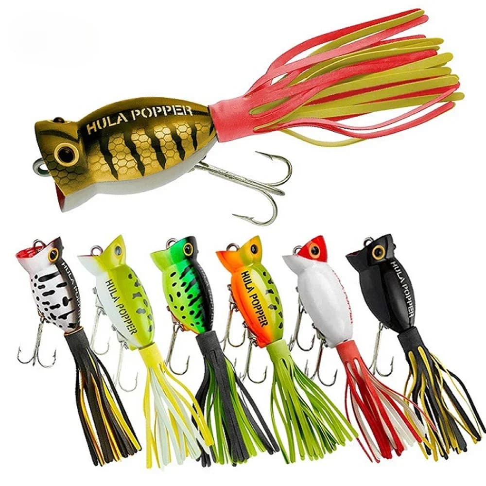 Popper Richiamo di Pesca 5 centimetri 11g Wobbler Topwater Galleggiante Isca Artificiale Esca Dura Carpa Trota Mare Attrezzatura Da Pesca Pesca