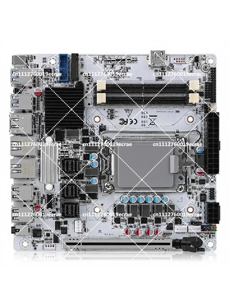 Q670 8-Bay M.2 NAS Board, 6xM.2 DDR5 PCIe 16x Slot, High-Speed Storage Expansion