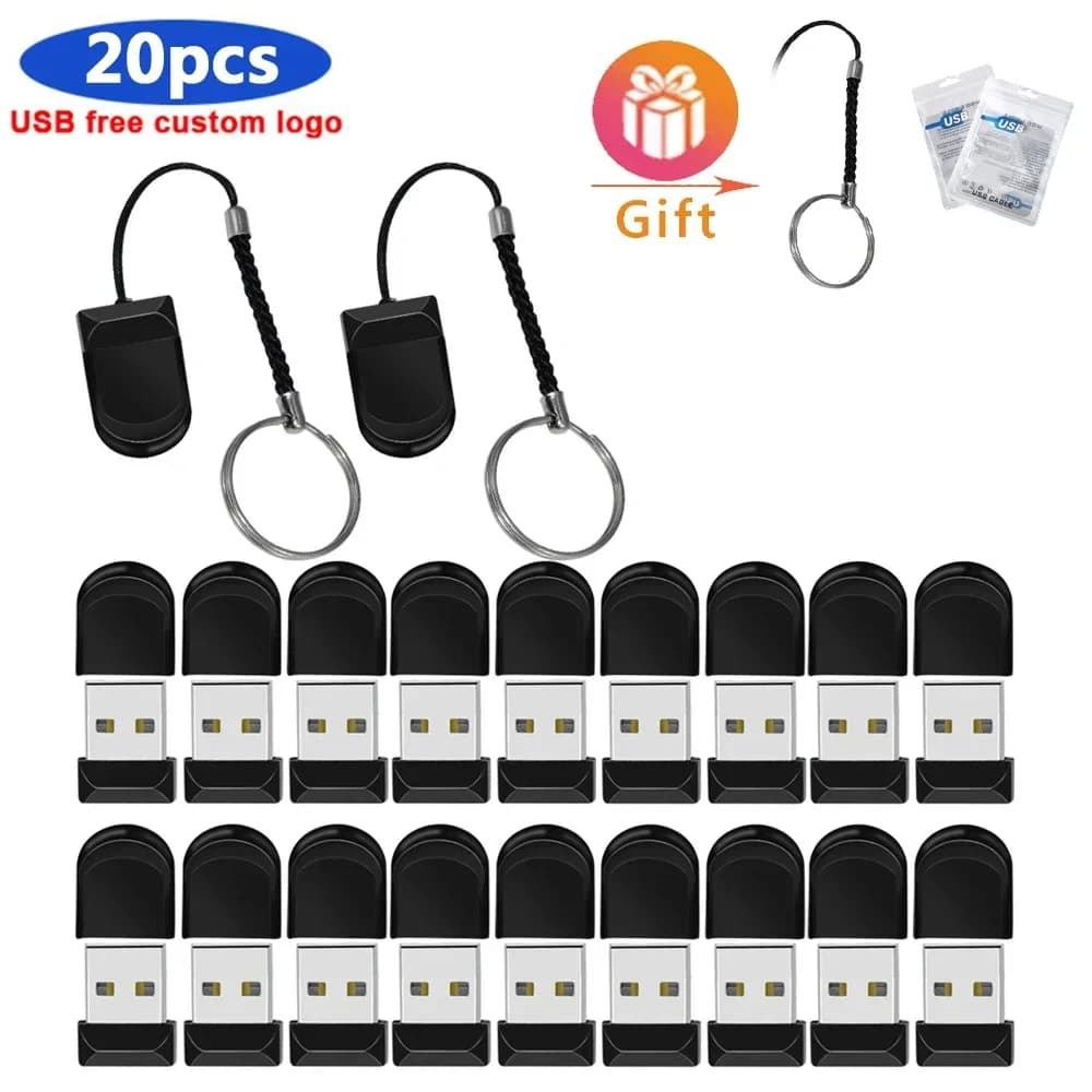 20 pz/lotto pen drive 2.0 chiavetta USB 4 GB 8 GB memoria USB stick 64 GB 32 GB pendrive fotografia logo personalizzato gratuito mini regalo USB
