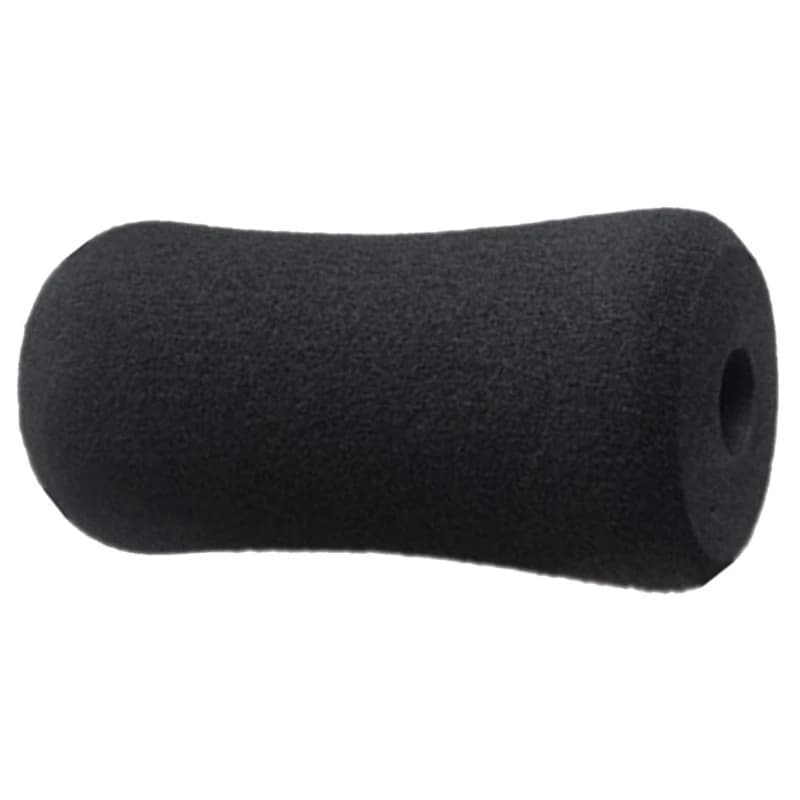 Black Rubber Roller Bearings Soft Buffer Tube Cover Machine Tube Leg Gym Spare Parts for Home Exercise Equipment Sponge Sleeve