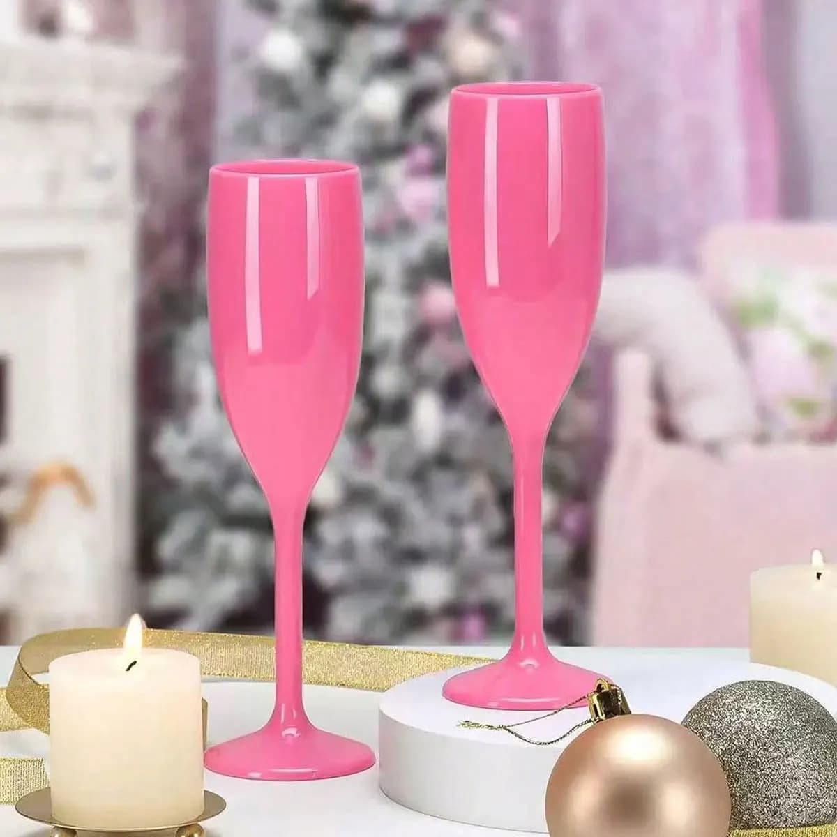 Champagne Glass Plastic Goblet, Reusable and Not Easy to Break, Wedding Bridal Shower Bachelorette Party Wine Glass 1Pcs