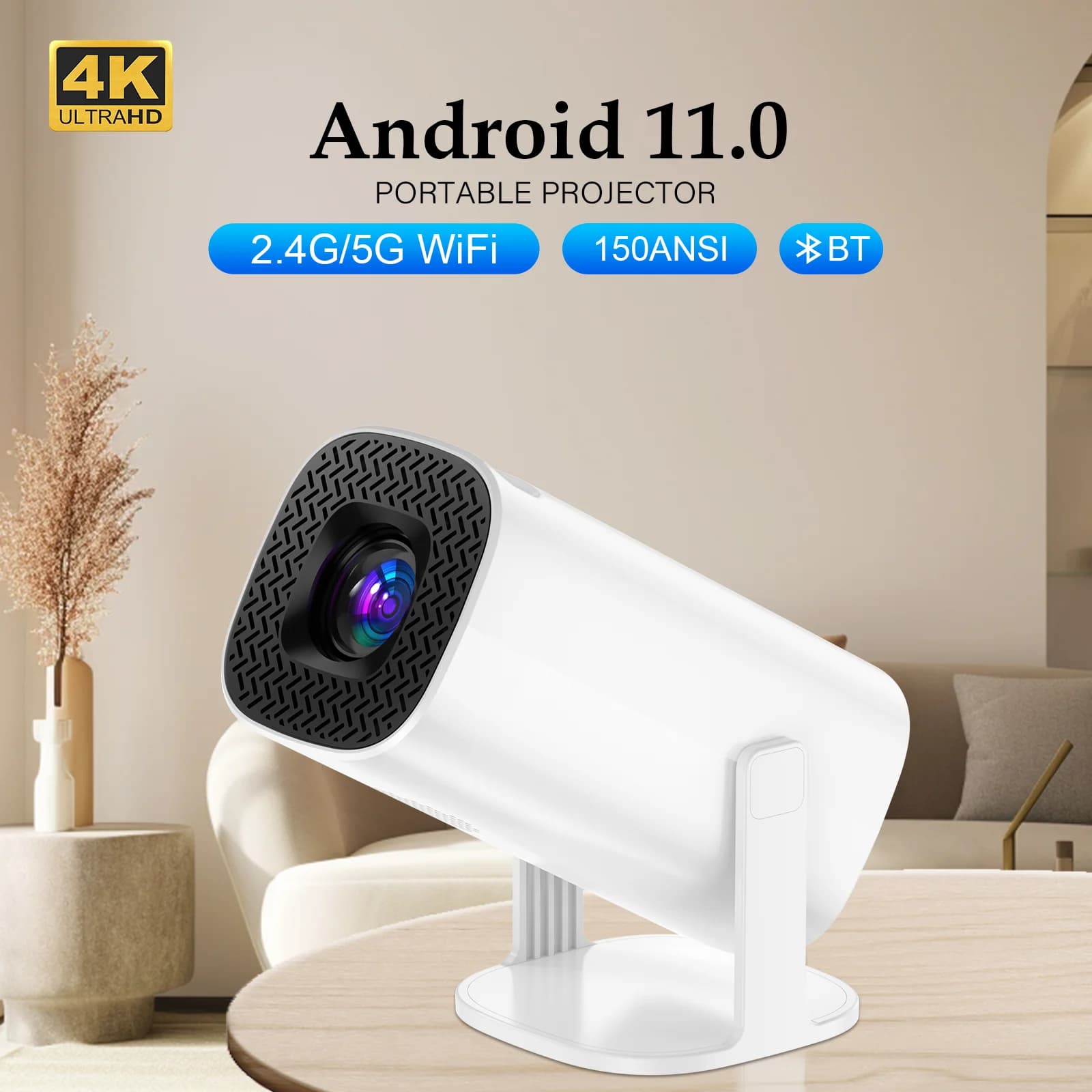 P30 Projector LED Home Theater 720P Outdoor 1080P 4K Supported HDMI USB For HUAWEI Xiaomi IOS Android Phone Free-Style