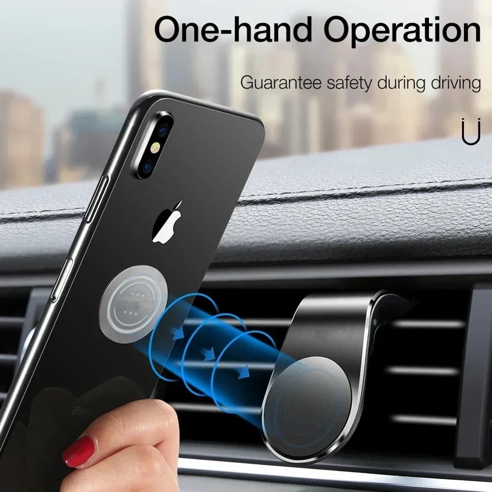 New Magnetic Phone Support for Car Support for Air Grip Clip for Car Mounting Bracket Mobile GPS Support for Universal Cell Phone for iPhone Xiaomi