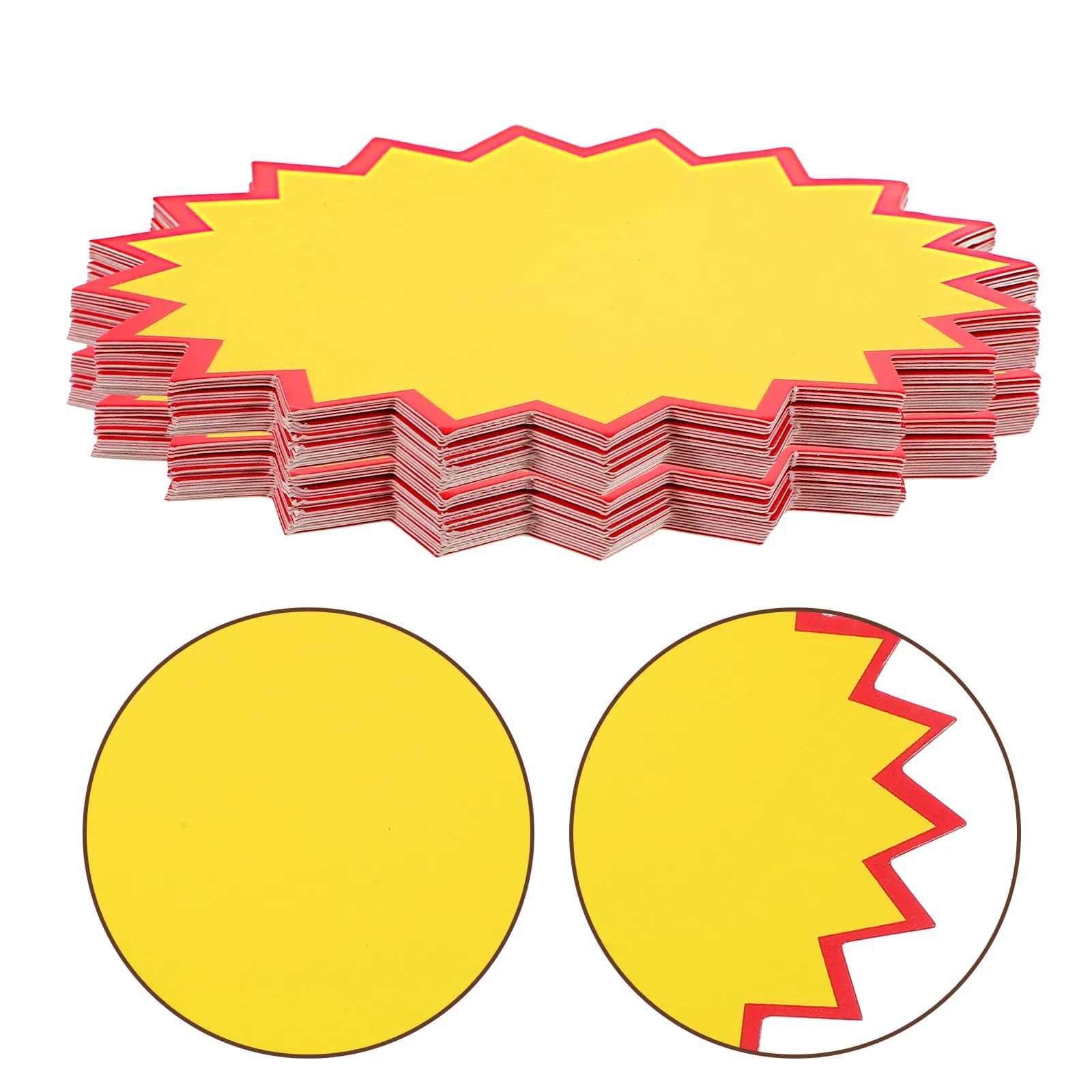 100 etichette in carta resistente dai colori brillanti per espositori da scaffale di supermercati, clip per prezzi, supporti per cartellini