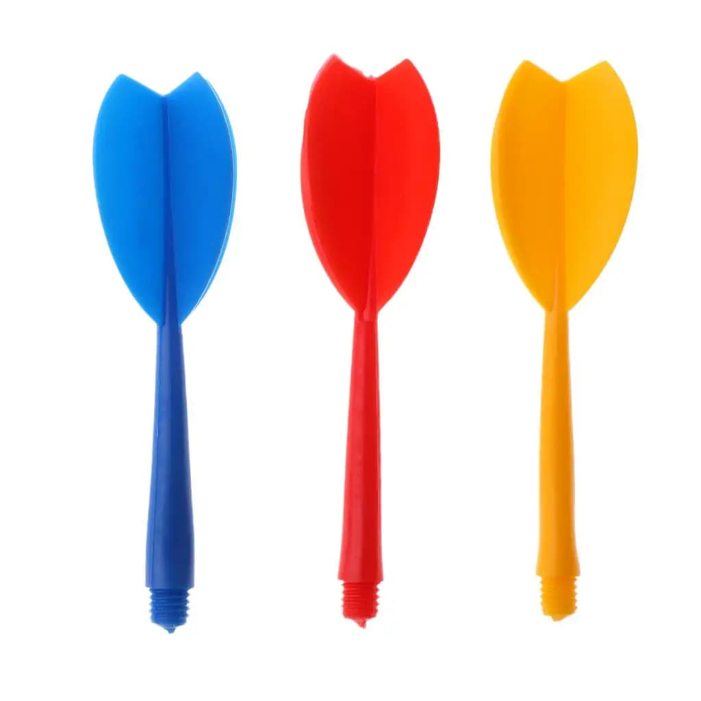 Dart Flights and Shafts ABS Plastic Lightweight Darts Spares for Soft Tip Darts Barrel Setup