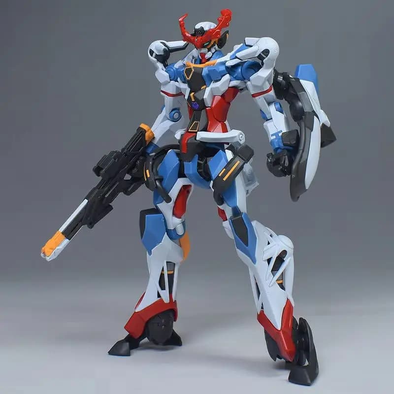 HG 1/144 Mobile Suit Gquuuuuux Action Figure Kit modello assemblato Ornamento da tavolo Statua Giocattolo educativo per ragazzi Regalo di compleanno