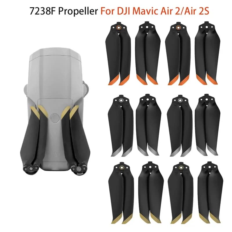 2 paia 7238 puntelli a basso rumore 7238F eliche per DJI Mavic Air 2 /DJI AIR 2S accessori per droni