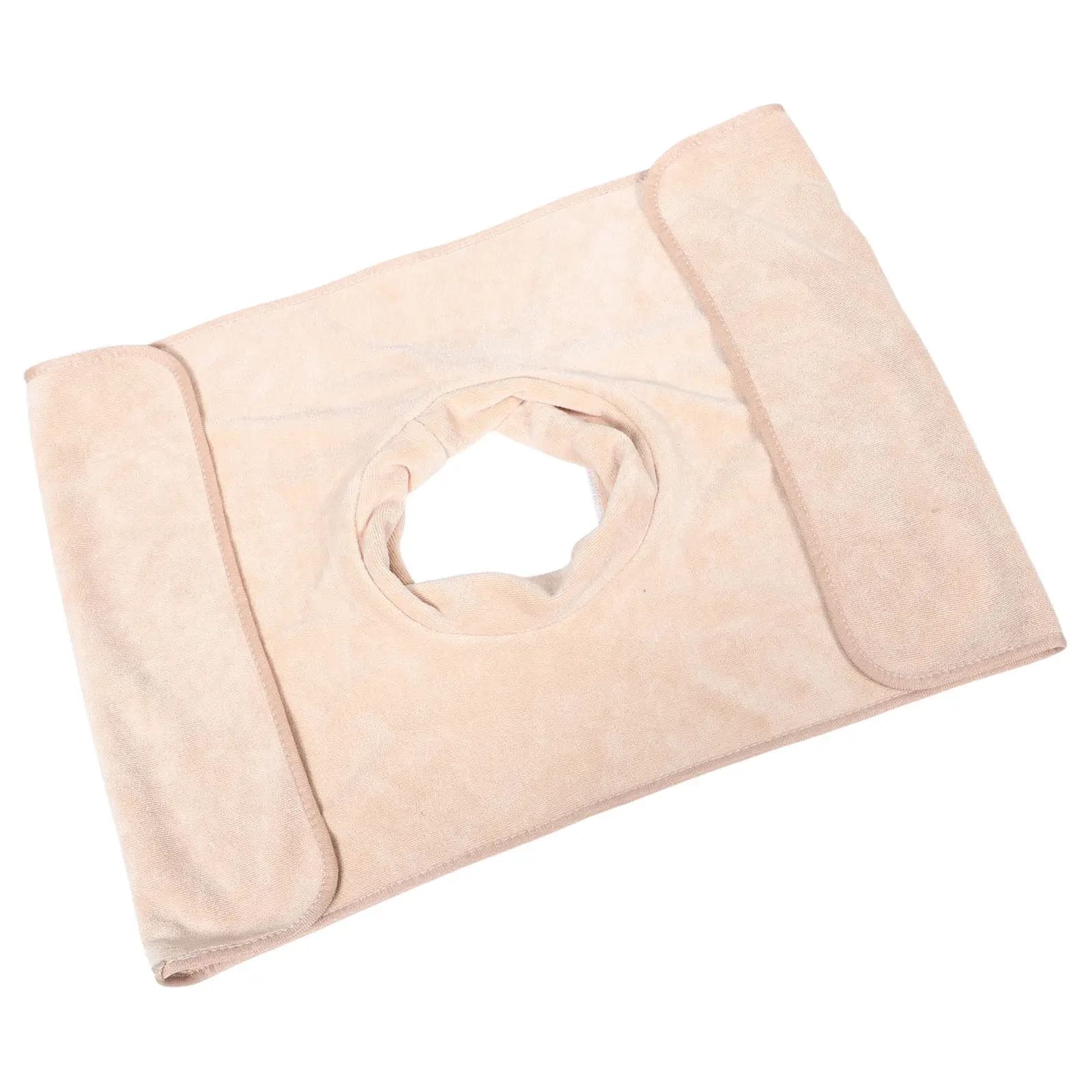 Copertura per lettino da massaggio color kaki per salone di bellezza, 80x40cm, riutilizzabile, con foro per il viso, telo per lettino spa, copriletto per lettino estetico
