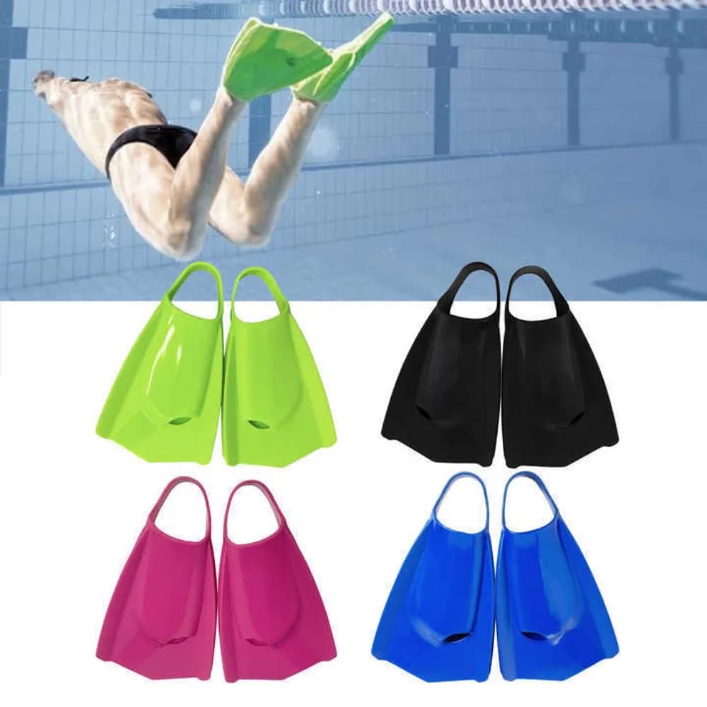 Pinne da nuoto in silicone per adulti e bambini, attrezzatura professionale per snorkeling e immersioni