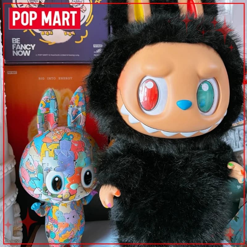 Nuovo Originale POPMART THE MONSTERS ZIMOMO 10° Anniversario LABUBU Peluche Giocattolo Culturale Pop Grande Bambola Regalo