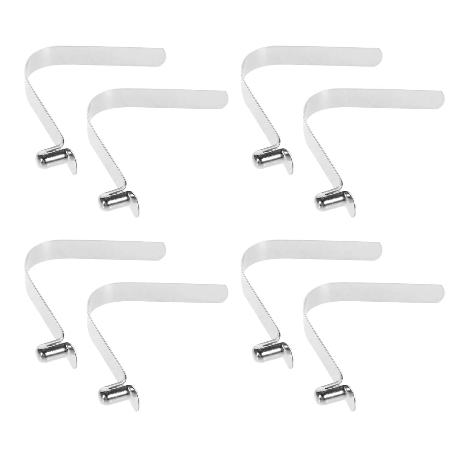 10 Pezzi Clip a Molla in Acciaio per Pagaie da Kayak, Bastoni, Tende, Ombrelli - Clip a Scatto per Campeggio e Pesca