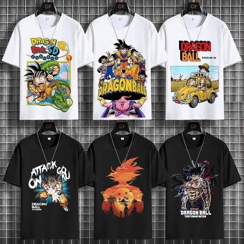 T-shirt Estiva 2026 Dragon Ball Z a Maniche Corte Vestibilità Ampia, Edizione Collaborativa Bird Mountain Memorial Anime Goku